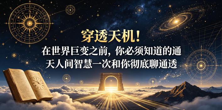 付费文章：穿透天机！在世界巨变之前，你必须知道的通天人间智慧一次和你彻底聊通透-如意资源库