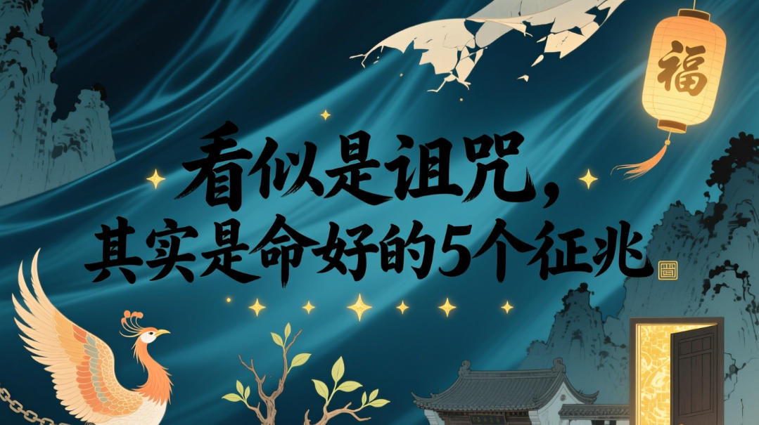 付费文章：看似是诅咒，其实是命好的5个征兆-如意资源库