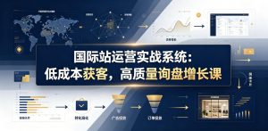 国际站运营实战系统：低成本获客，高质量询盘增长课（更新26年）-如意资源库