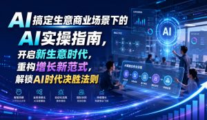 AI搞定生意商业场景下的AI实操指南，开启新生意时代，重构增长新范式，解锁AI时代决胜法则【文档】-如意资源库