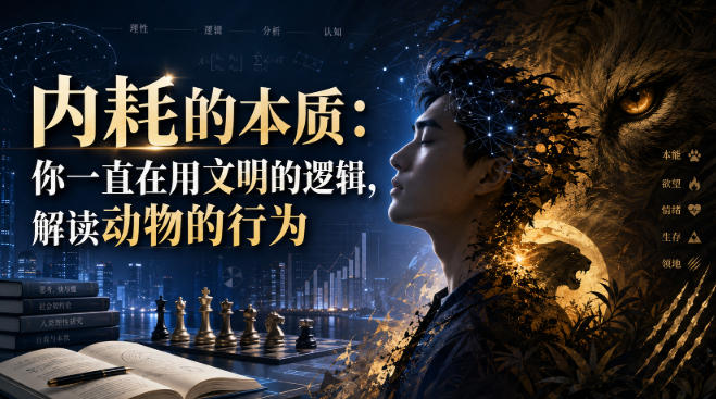 付费文章：内耗的本质：你一直在用文明的逻辑，解读动物的行为-如意资源库
