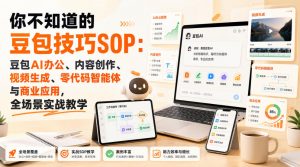 你不知道的豆包技巧SOP：豆包AI办公、内容创作、视频生成、零代码智能体与商业应用，全场景实战教学-如意资源库