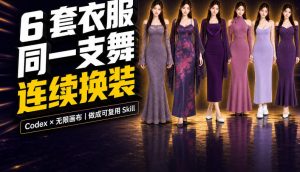 同一支舞，6套衣服按顺序切换：我把服装换装视频做成了一个Skill-如意资源库