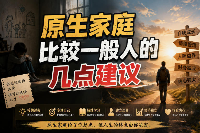 付费文章：给原生家庭比较一般人的几点建议-如意资源库