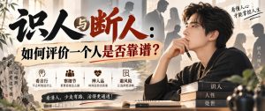 付费文章：识人与断人：如何评价一个人是否靠谱？-如意资源库