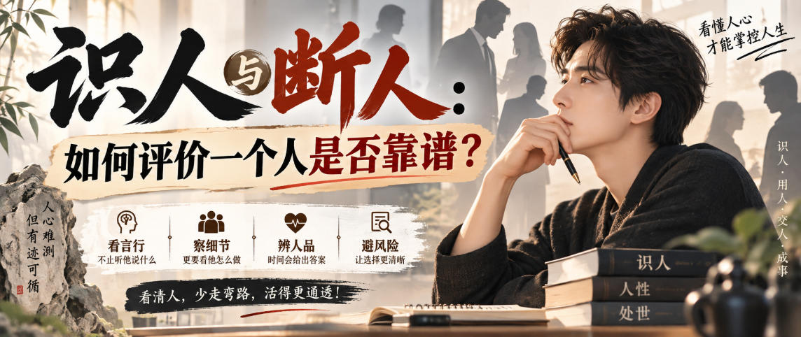 付费文章：识人与断人：如何评价一个人是否靠谱？-如意资源库