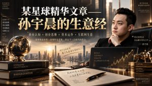 某星球精华文章——孙宇晨的生意经-如意资源库
