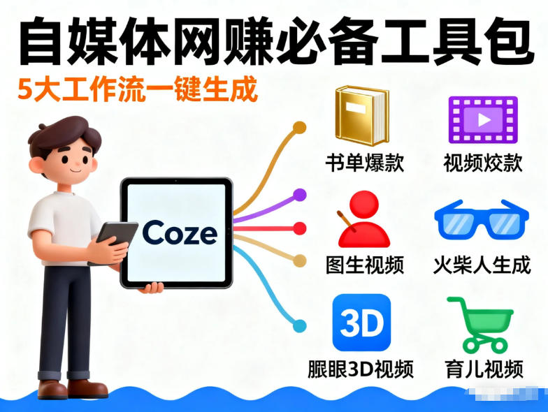 Coze工作流合集，内容一共100份左右，内容丰富，可以提供工作效率-如意资源库