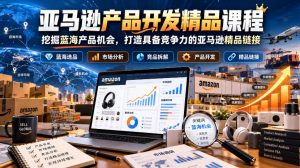 亚马逊产品开发精品课程，挖掘蓝海产品机会，打造具备竞争力的亚马逊精品链接-如意资源库