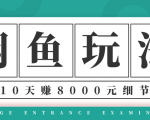 龟课·闲鱼项目玩法实战班第12期,操作10天左右利润有8000元细节玩法-如意资源库