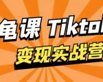 龟课·TikTok变现实战训练营线上第1期，多种变现模式，轻松赚美刀-如意资源库