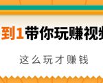 从0到1带你玩赚视频号:这么玩才赚钱,日引流500+日收入1000+核心玩法-如意资源库