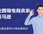 职业跨境电商卖家聊亚马逊:亚马逊运营的10项必备知识,12堂课让你看懂亚马逊运营-如意资源库