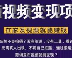 在家也能操作的短视频赚钱项目,无需真人,不用拍摄,纯搬运月入2到5万-如意资源库