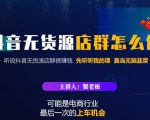 蟹老板·抖音无货源店群怎么做,吊打市面一大片《抖音无货源店群》的课程-如意资源库