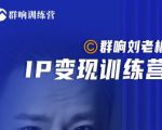 群响刘老板·IP变现训练营第6期:教你搞流量新姿势,IP打造获客私域经营-如意资源库