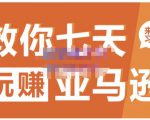 晟尧跨境·教你七天玩赚亚马逊，教你轻松玩赚亚马逊，适合小白学习-如意资源库