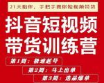 李鲆·抖短音视频带货练训营第五期,手把教手你短视带频货,听照话做,保证出单-如意资源库