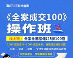 《全案成交100》全案全流程4段25步100招，操作班-如意资源库