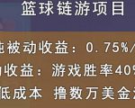 国外区块链篮球游戏项目,前期加入秒回本,被动收益日0.75%,撸数万美金-如意资源库