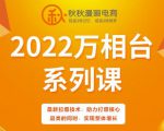 秋秋漫画电商2022万相台系列课，最新拉爆技术，助力打爆核心品类的同时，实现整体增长-如意资源库