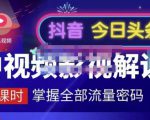 嚴如意·中视频影视解说—掌握流量密码,自媒体运营创收,批量运营账号-如意资源库