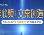 李欣频|文案创造课,0基础可报10天写出“看到就想转”的自媒体文案-如意资源库