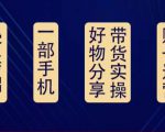 好物分享高阶实操课：0基础一部手机做好好物分享带货（24节课）-如意资源库