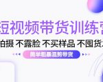 短视频带货训练营:不拍摄 不露脸 不买样品 不囤货发货 简单粗暴混剪带货(第三期)-如意资源库