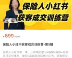 保险人小红书获客成交训练营，0基础高效玩转小红书，可复制的获客成交之路-如意资源库