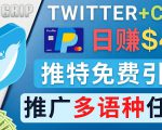 通过Twitter推广CPA Leads,日赚46.01美元 - 免费的CPA联盟推广模式-如意资源库