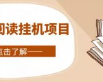 全自动阅读挂机项目，号称单窗10r，全套脚本+教程，小白上手简单-如意资源库