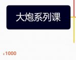 大炮拼多多运营系列课,各类玩法合集,拼多多运营玩法实操-如意资源库
