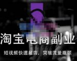 蓝Sir派·淘宝短视频快速起店,替代传统搜索方式,学会做一个不一样的淘宝店-如意资源库