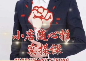 随心推线上课,小店随心推的投放逻辑,投放技巧,快速打标签-如意资源库