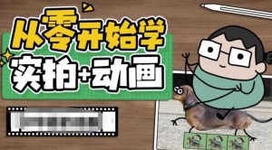 从零开始学实拍加动画，实拍加动画创意教程-如意资源库