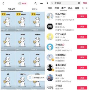 抖音冷知识快速涨粉变现玩法,爆火冷知识项目拆解,成品日赚500+【拆解】-如意资源库