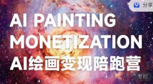 蛮驴·AI绘画变现陪跑营,快速产出可商业变现的图-如意资源库