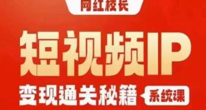 网红校长短视频IP变现通关秘籍｜系统课，产品篇，短视频篇，商业篇，私域篇，直播篇-如意资源库