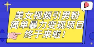 价值3980的男粉暴力引流变现项目,一部手机简单操作,新手小白轻松上手,每日收益500+【揭秘】-如意资源库
