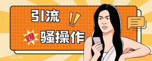 最新引流骚操作，单账号日引50-100，简单粗暴，适合于小白各行各业都可以进行操作，精准粉丝加到爆-如意资源库