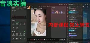 2024最新女生无声版无人直播全套教程，疯狂撸音浪【揭秘】-如意资源库
