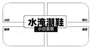 2024全新冷门水淹潮鞋无人直播玩法，小白也能轻松上手，打爆私域流量，轻松实现变现【揭秘】-如意资源库