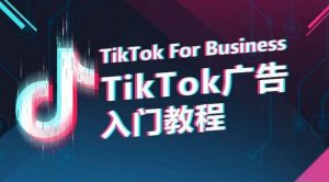 TikTok广告入门教程,从0到1掌握TikTok投放的全流程-如意资源库