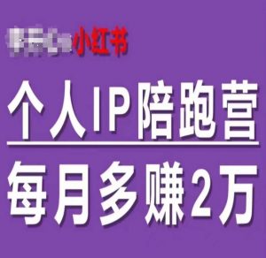 小红书个人IP陪跑营，60天拥有自动转化成交的双渠道个人IP，每月多赚2w-如意资源库