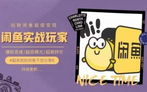 从0到1系统玩转闲鱼变现，教你核心选品思维，提升产品曝光及转化率-如意资源库