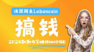 法国闲鱼Leboncoin跨境电商教程:环境邮箱电话解决产品上传及流量,悄悄赚钱【揭秘】-如意资源库
