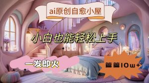 ai原创治愈小屋，小白也能轻松上手，一发即火，篇篇10w+【揭秘】-如意资源库