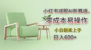 小红书减肥AI新赛道,零成本易操作,日入多张,小白轻松上手【揭秘】-如意资源库