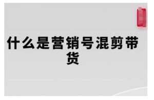 营销号混剪带货，从内容创作到流量变现的全流程，教你用营销号形式做混剪带货-如意资源库